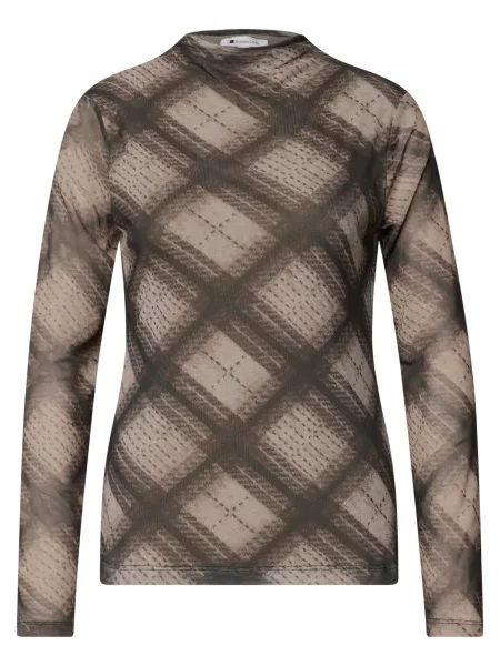 STREET ONE Tricou nisipiu maro