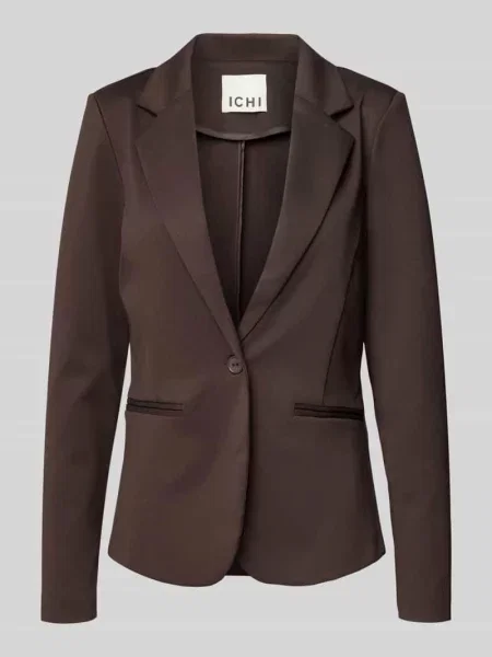 Żakiet o kroju slim fit z lamowanymi model ‘KATE’ Ichi
