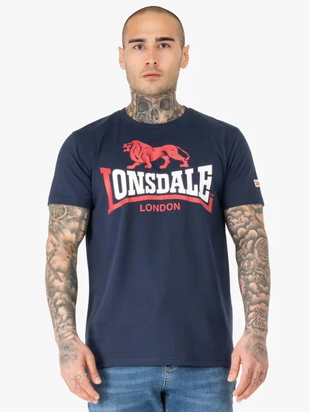 Футболка Lonsdale LION TWO TONE синій