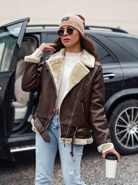 Kožna jakna Dstreet