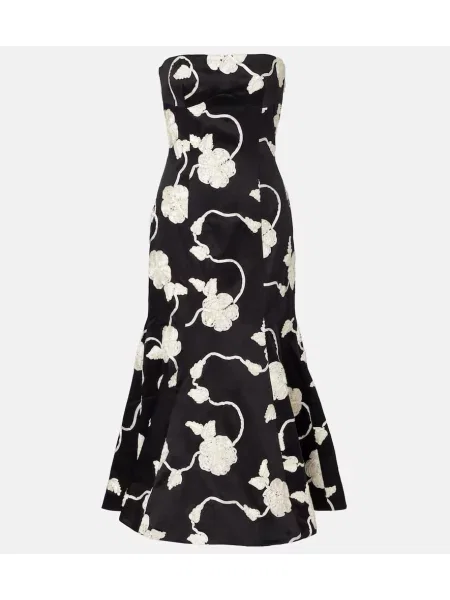 Rochie midi Rotate până la genunchi de costum negru