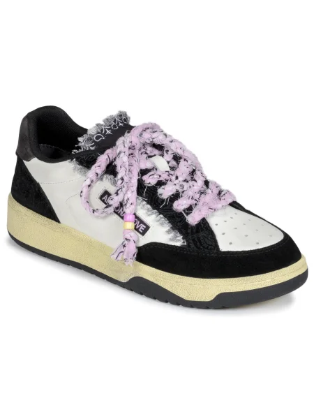 Sneakerși Arizona Love din piele de căprioară alb