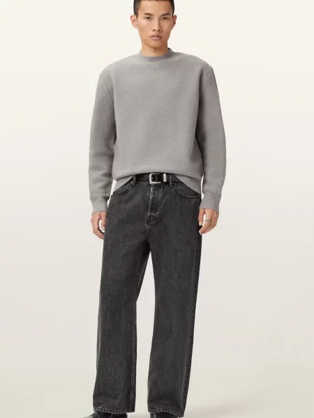 Шерстяной свитер Allsaints серый