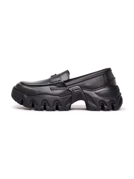 Mokasíny Rombaut BOCCACCIO II LOAFER na platformě černá