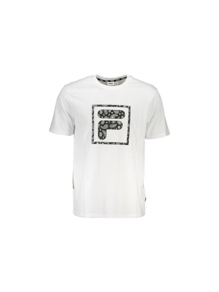 Tričko FILA Longyan Graphic bright white bílé