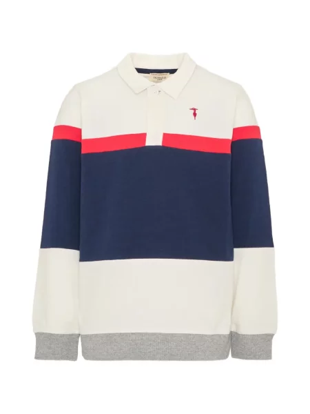 Koszulka polo dziecięca Trussardi biała