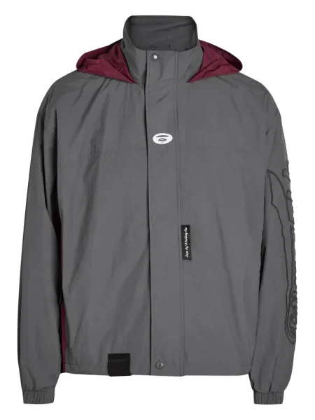 Geacă Aape By A Bathing Ape cu glugă gri