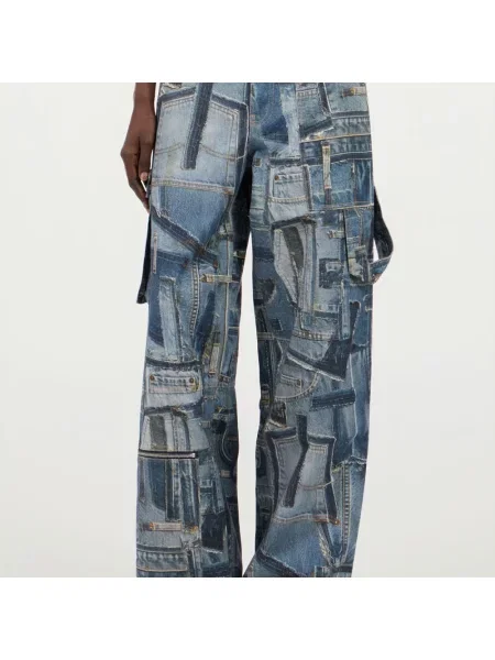 Jeansy Roberto Cavalli niebieskie