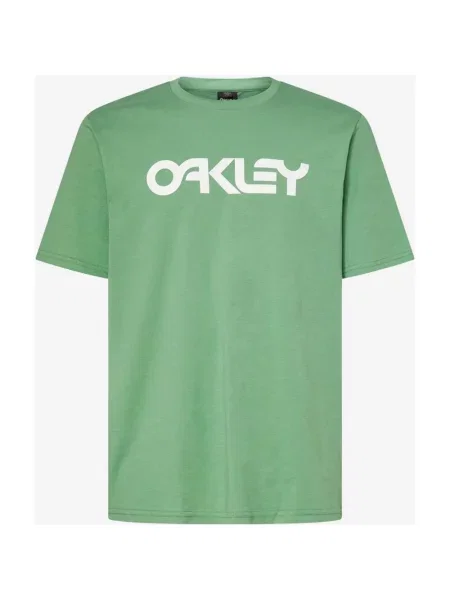 Koszulka Oakley Mark II z krótkim rękawem zielono-biała S biała