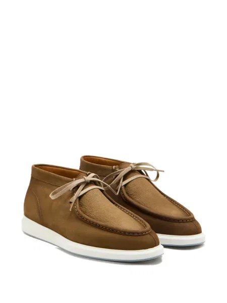 Desert boots Magnanni με κορδόνια με δαντέλα καφέ