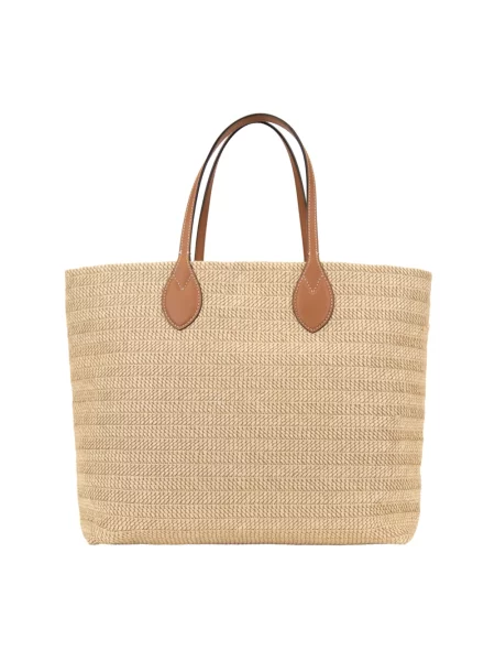 Shopperka Gucci skórzana beżowa