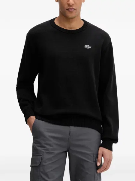 Pulover Dickies cu autograf negru
