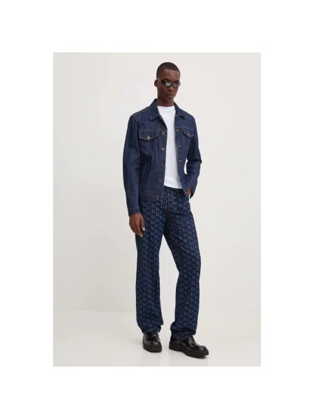 MSGM jeansy niebieskie