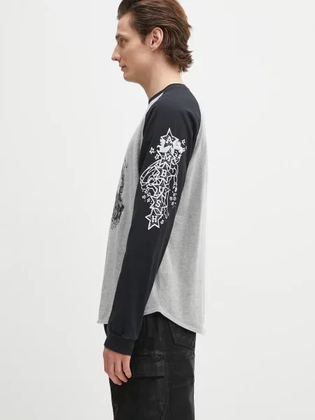 Μπλούζα με μακριά μανίκια AMBUSH Raglan L/S T-Shirt γκρι