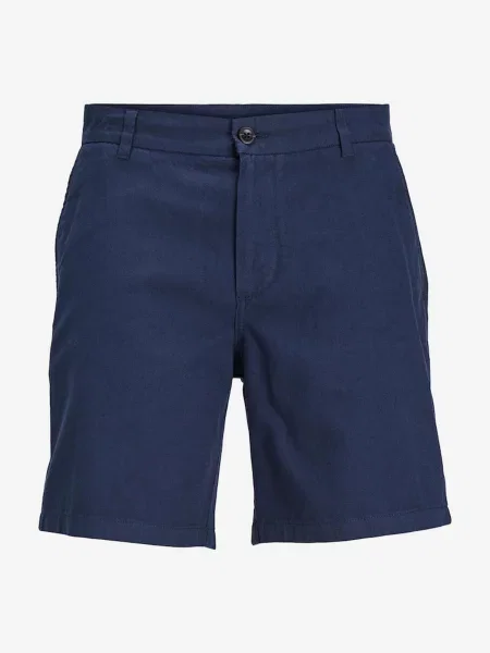 JACK & JONES Chino nohavice ACE SUMMER námornícka modrá