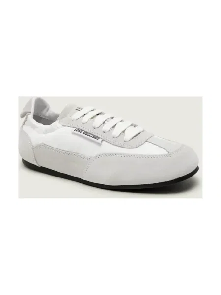 Love Moschino Sneakers | piele întoarsă alb