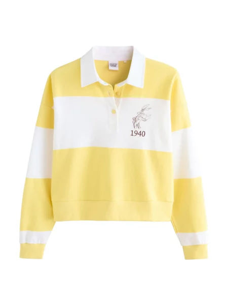 Next Tricou Bugs Bunny ciocolatiu / galben alb