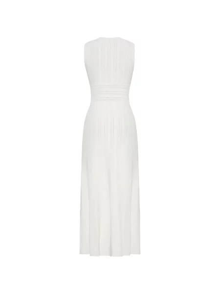 Rochie midi Adam Lippes tricotate alb