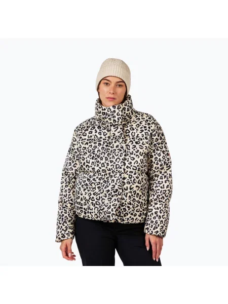 Пухова куртка Rossignol Aretu Allover Down nature wild leopard print