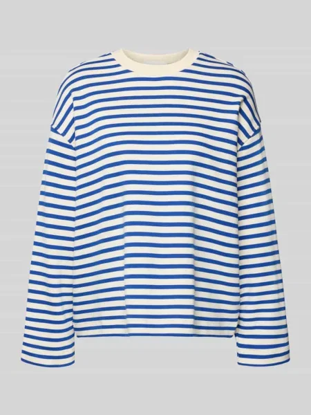 Oversized bluza z czystej bawełny model FRANKA MAARLEN' Armedangels niebieska