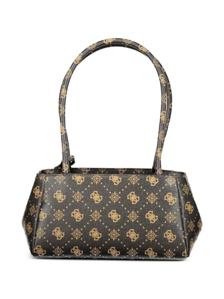 Kézitáska Guess nyomtatás barna
