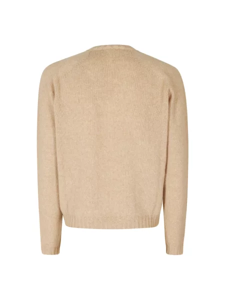 Sweter Roberto Collina brązowy