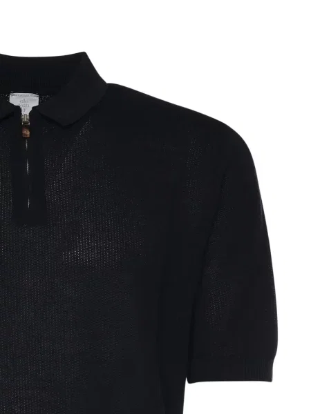 Polo Eleventy tricotate albastru