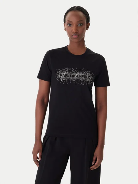 KARL LAGERFELD Tricou negru