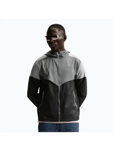 Geacă de alergare pentru bărbați Nike Impossibly Light Windrunner smoke grey/wolf grey/black negru