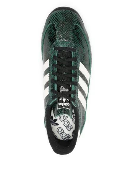 Csíkos futó futócipő Adidas zöld