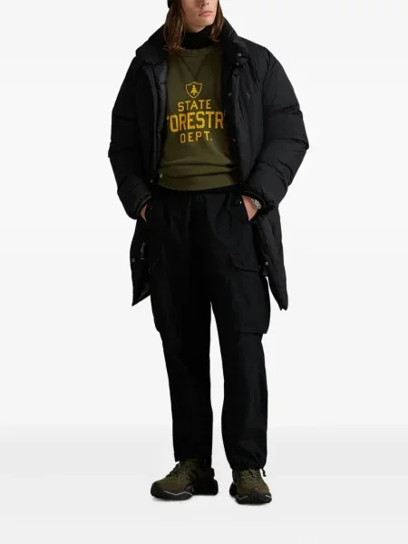 Μικρός κασκέτο Polo Ralph Lauren με χαμηλή μέση υφαίνω διαγωνίως πράσινο