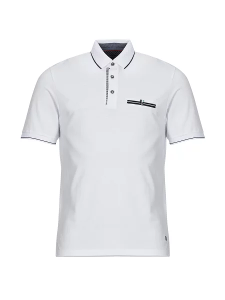 Polo majica Jack & Jones s kratkimi rokavi bela