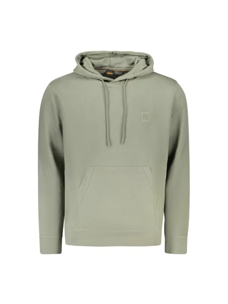 Bluza z kapturem Boss z kapturem zielona