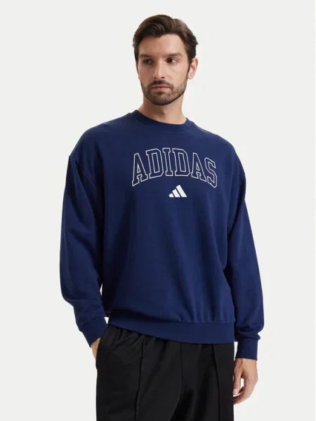 Mikina adidas modrá