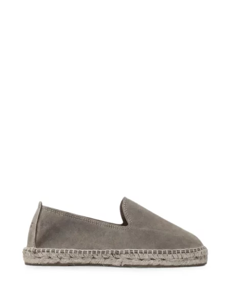 Espadrile Manebi din piele gri