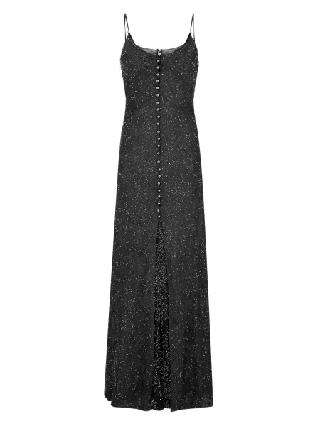 Rochie Rabanne cu broderie de costum negru