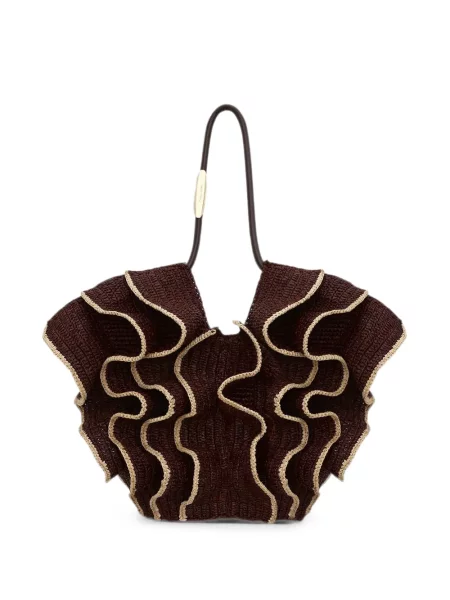 Geantă shopper Zimmermann maro