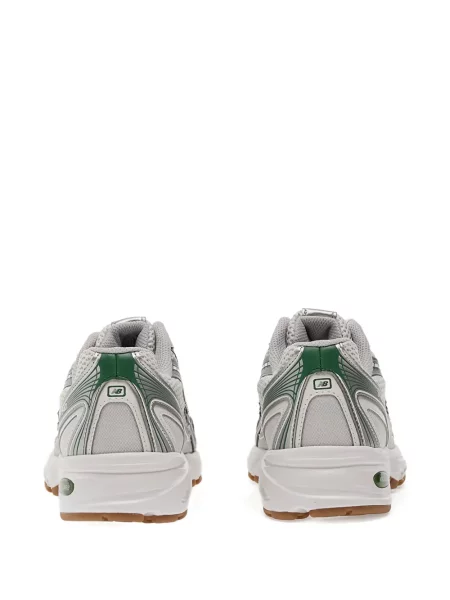Велурени маратонки New Balance 530 с висока талия с принт сиво