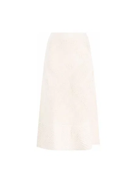 Spódnica Jil Sander beżowa
