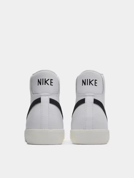 NIKE Кеди високі текстиль білий