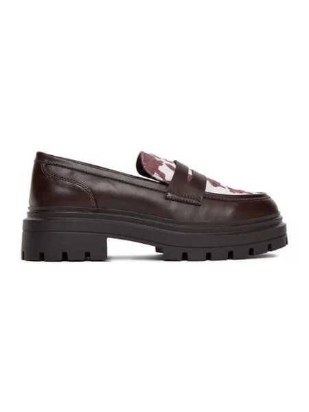 Loafersy brązowe