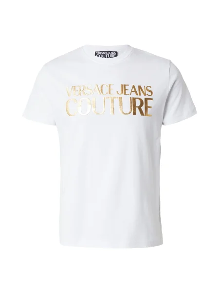 Versace Jeans Couture Tricou auriu alb