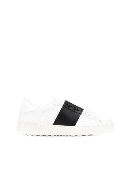 Lniane sneakersy Valentino Garavani białe
