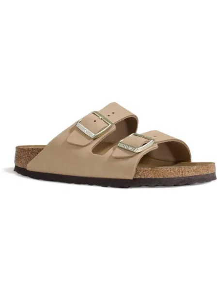 BIRKENSTOCK Saboți Arizona LENB maro cappuccino bej
