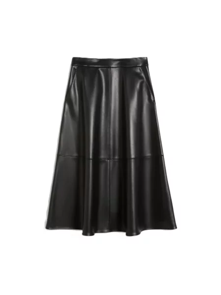 Spódnica midi Max Mara do kolan czarna