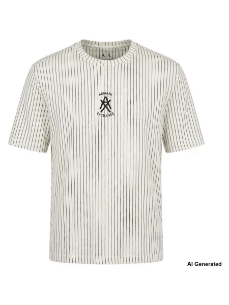 Tricou Eax alb