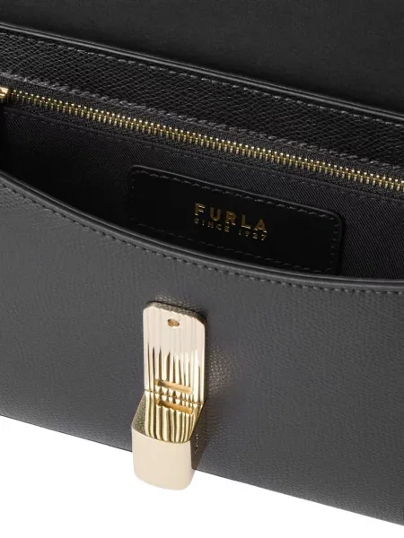 Body Furla din piele negru