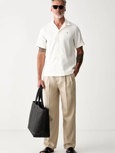 Tommy Hilfiger srajca z lanom bež