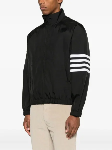 Geacă Thom Browne cu dungi negru