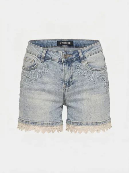KOROSHI Jeans crem / deschis albastru